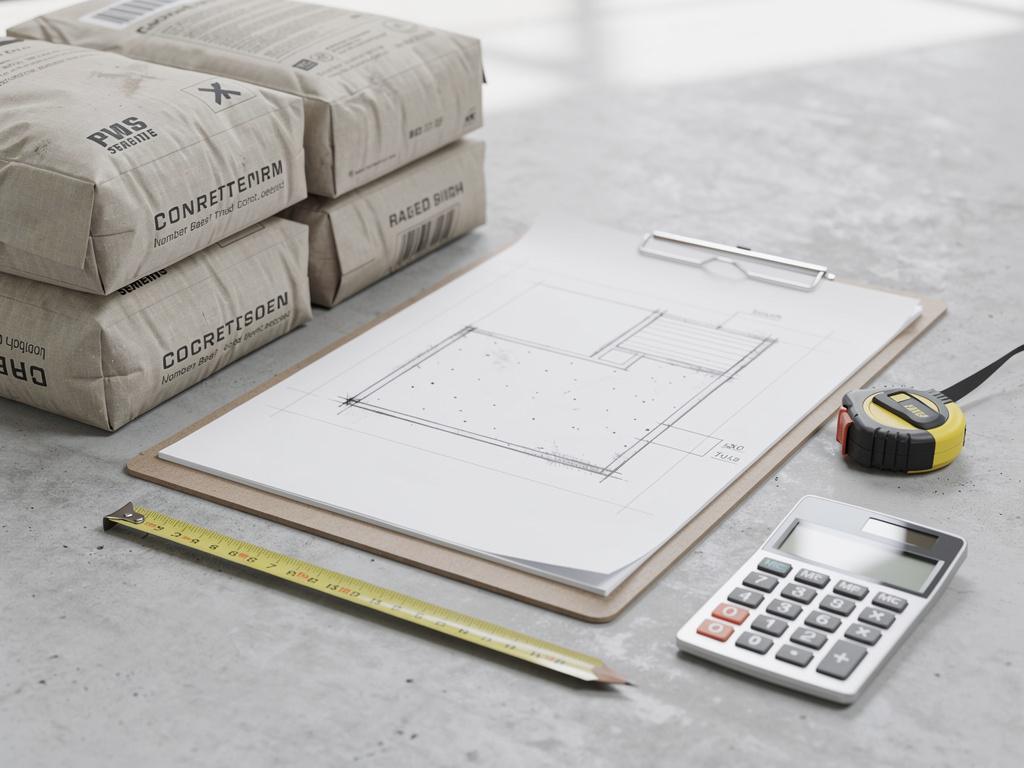 Combien de sacs de béton tout prêt pour 1m² ? Le calcul exact