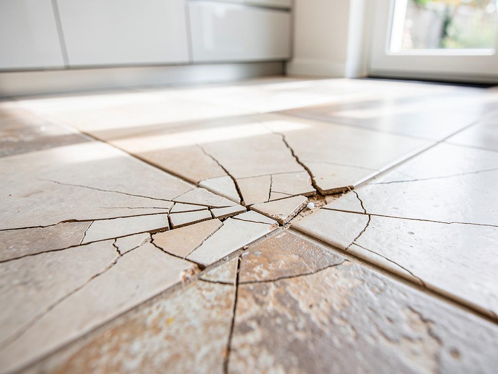 Carrelage qui se fissure après 10 ans : causes, recours et solutions