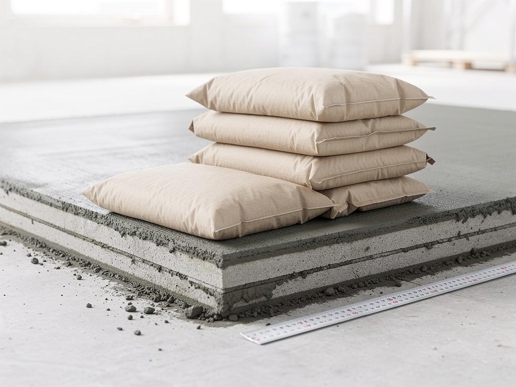 Combien de sacs de béton pour 1m² selon l'épaisseur ?