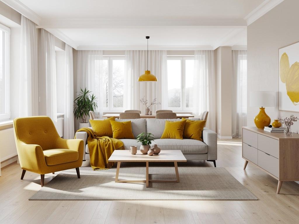 Où intégrer la déco jaune moutarde dans la maison ?