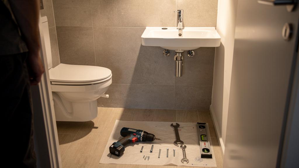 Comment installer un lave-main dans des WC étroits ?