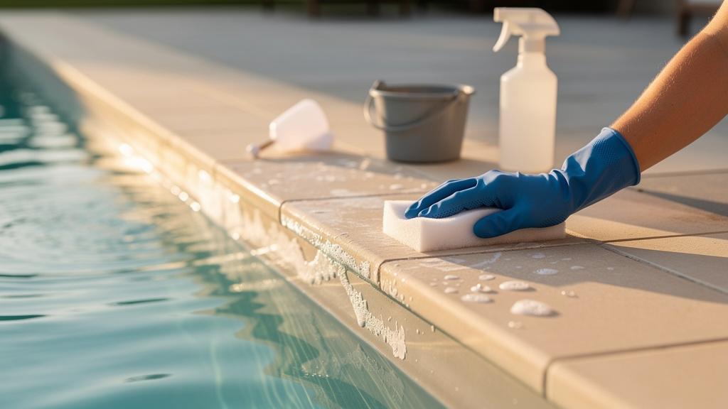 Comment nettoyer la ligne d'eau et enlever les taches calcaires ?