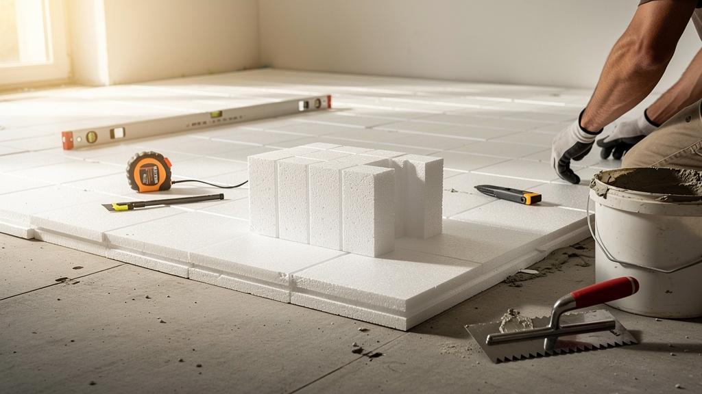 Comment poser des blocs de polystyrène expansé pas à pas ?