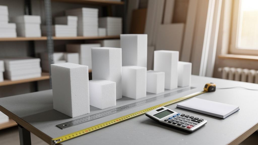 Quel est le prix des blocs polystyrène selon les dimensions ?